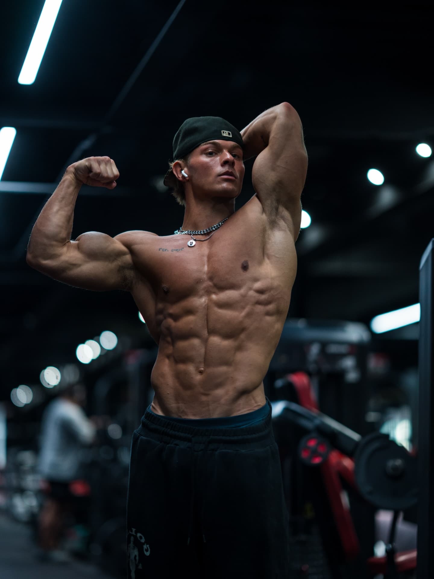 Christian Elliott in the gym